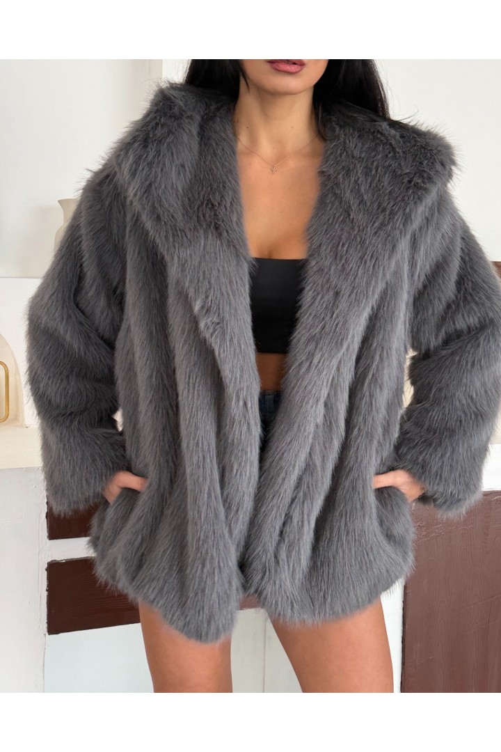 KÜRK KABAN ANTRASİT 